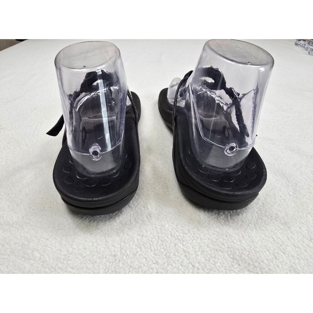 Vionic Womens Black Sandals With Metal Accent Size 7 - Picture 7 of 8